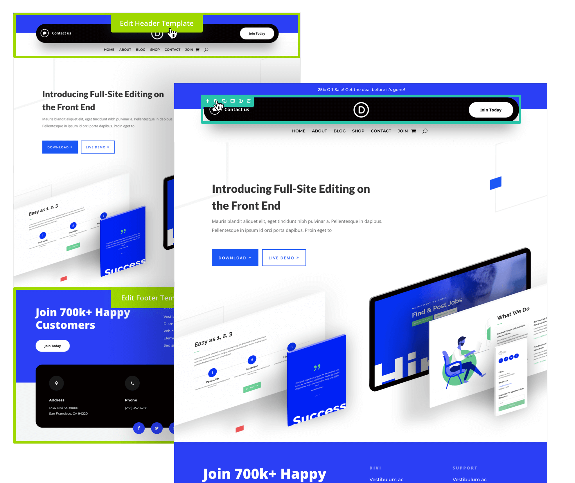 El editor visual de Divi ahora en cualquier parte de tu web