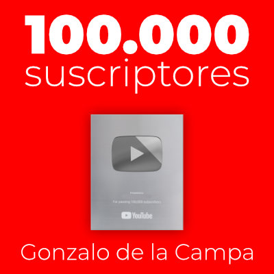 100000 suscriptores gonzalo de la campa