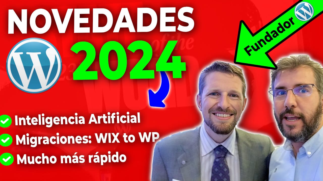 El fundador de WordPress presenta las Novedades de 2024 en Madrid