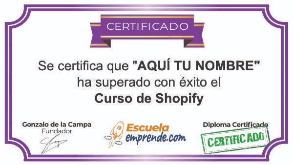 diploma curso shopify